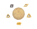 Accusize Industrial Tools 2 Pc of Each Kind of Carbide Inserts for 2988-0038, CVD Coated and Tin Coated, Total 10 Pieces, 2988-0038Inserts