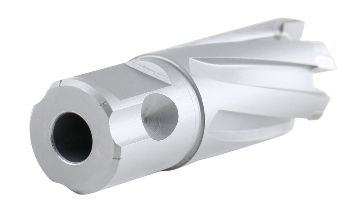 13/16'' by 1'' Cutting Depth Carbide Tipped Annular Cutter with One-Touch Shank, CBN Ground, Ansi Standard, 3080-2018
