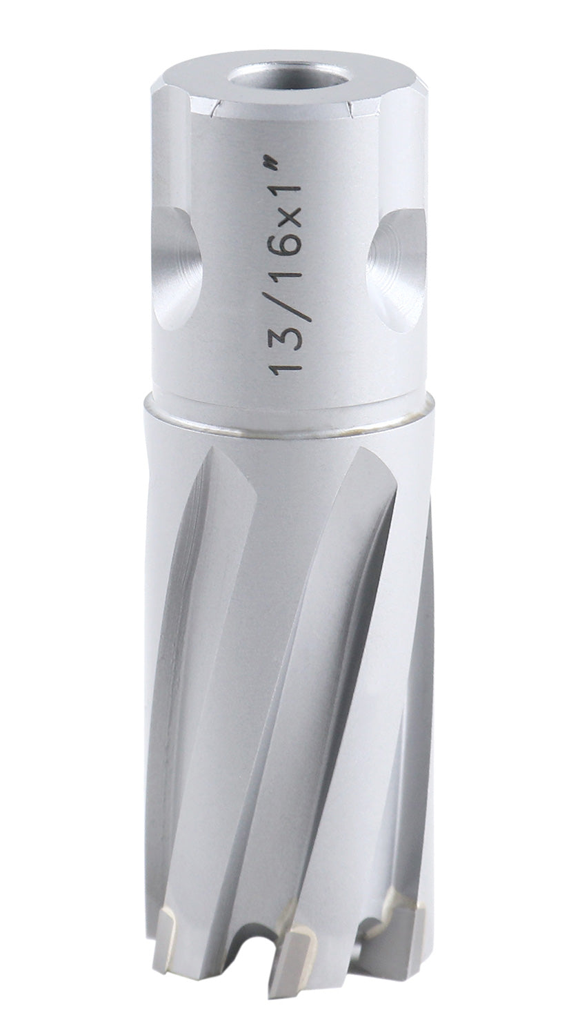 13/16'' by 1'' Cutting Depth Carbide Tipped Annular Cutter with One-Touch Shank, CBN Ground, Ansi Standard, 3080-2018