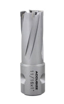 Carbide Tipped Annular Cutter with One-Touch Shank CBN Ground, ANSI Standard, Cutting Depth: 1" or 2"