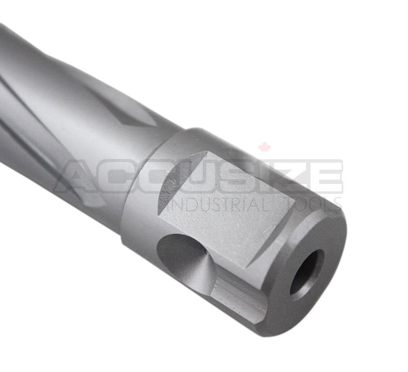 Carbide Tipped Annular Cutter with One-Touch Shank CBN Ground, ANSI Standard, Cutting Depth: 1" or 2"
