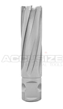 Carbide Tipped Annular Cutter with One-Touch Shank CBN Ground, ANSI Standard, Cutting Depth: 1" or 2"