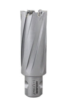 Fraises annulaires à pointe en carbure de 1-1/16 po x 2 po de profondeur avec tige à une touche avec une goupille pilote,