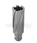 Carbide Tipped Annular Cutter with One-Touch Shank CBN Ground, ANSI Standard, Cutting Depth: 1" or 2"