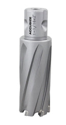 Carbide Tipped Annular Cutter with One-Touch Shank CBN Ground, ANSI Standard, Cutting Depth: 1" or 2"