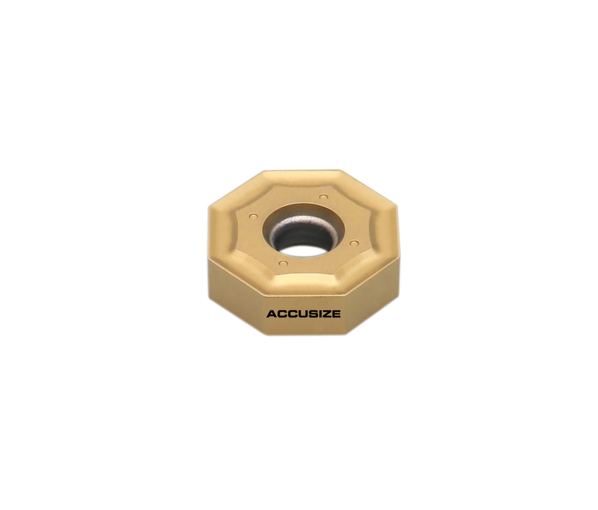 Inserts octogonaux en carbure double face ONHU080608-M, revêtement PVD