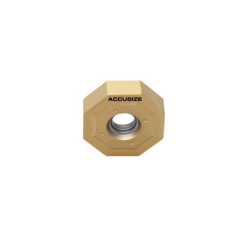 Octagonal Double Side ONHU080608-M Carbide Inserts, PVD Coated