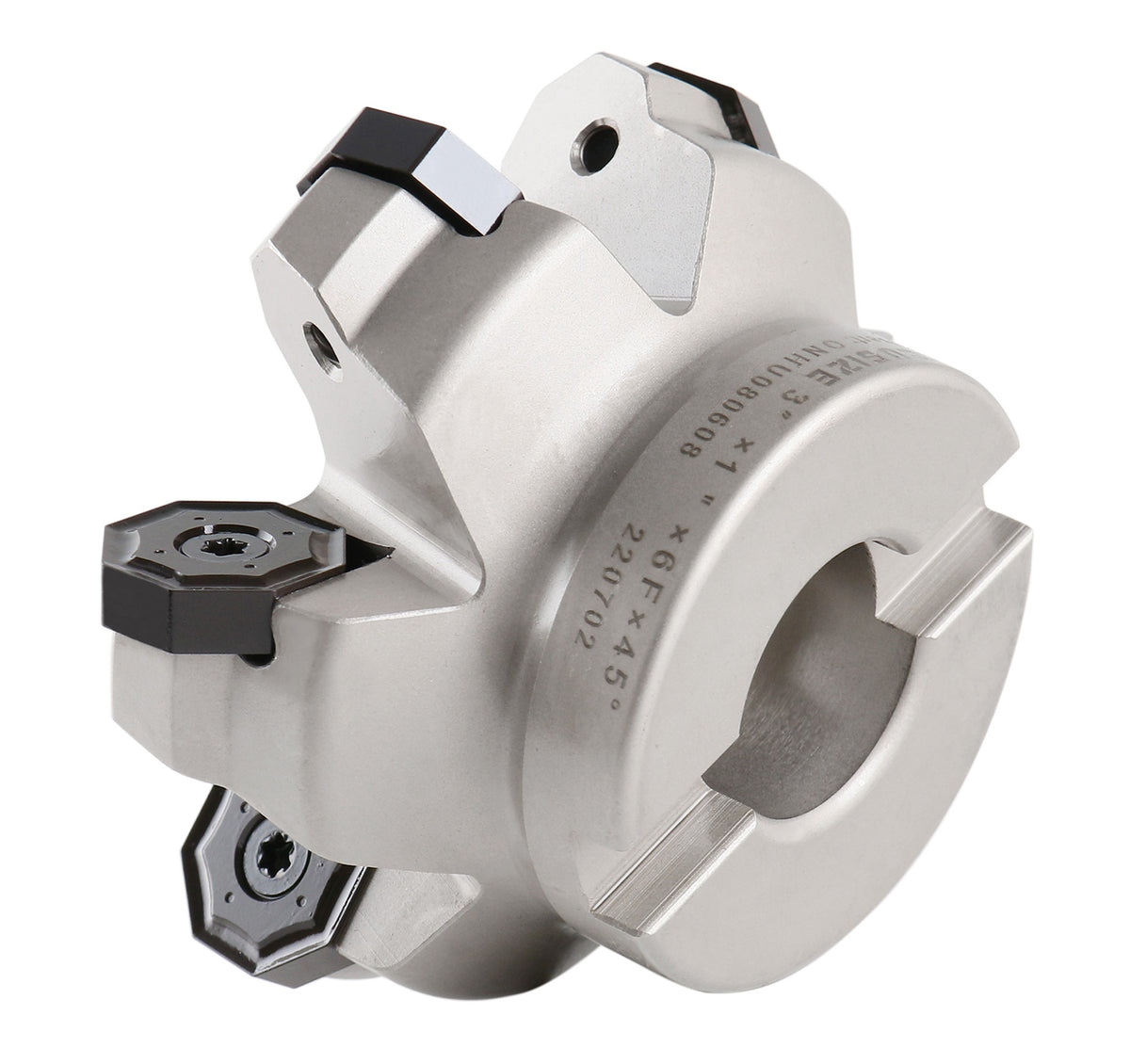 45 Degree Indexable Face Mill for Octagonal Double Side 16 Cutting Edge Insert, with Onhu0800608 Insert, 3300-1629