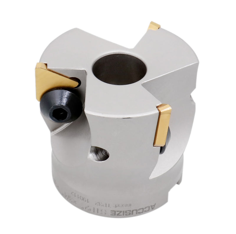 Indexable Face Shell Milling Cutter, 90 Deg., Positive Rake with TPG32