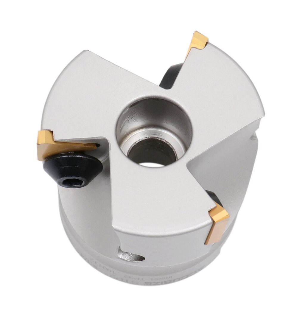 Mill Finish Rake Indexable Face Shell Milling Cutter, 90 Deg., Positive Rake with TPG32
