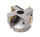 Fraise de face indexable, 90 degrés, râteau positif avec inserts TPG322, corps nickelé