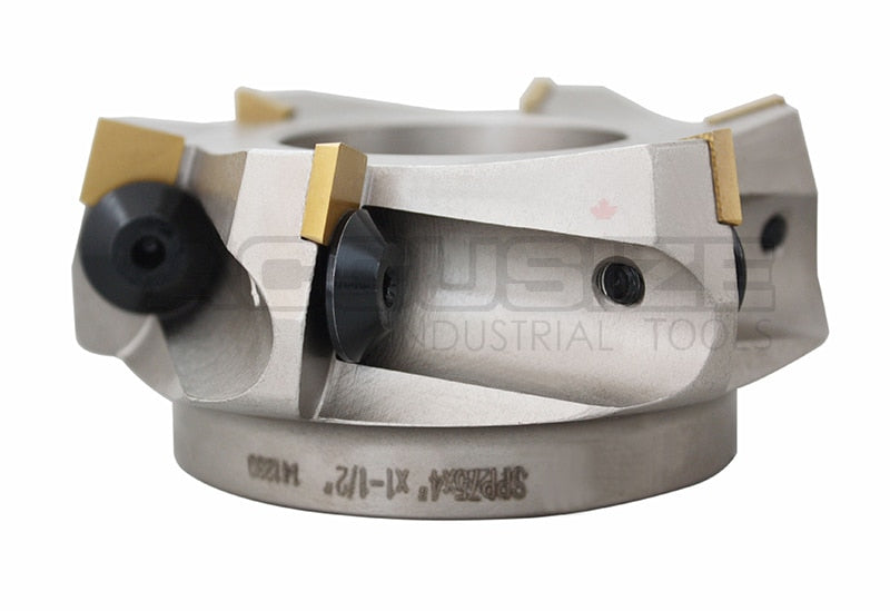 Positive Rake Face Mill 75 Degree Positive Rake Indexable Face Milling Cutters, with SPG422 Ca