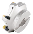 5'' Dia Indexable Shell Mill Cutter, 75 Degree Positive Rake with 6 Inserts, 3509-0016