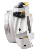 5'' Dia Indexable Shell Mill Cutter, 75 Degree Positive Rake with 6 Inserts, 3509-0016