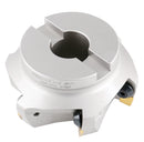 5'' Dia Indexable Shell Mill Cutter, 75 Degree Positive Rake with 6 Inserts, 3509-0016