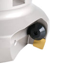 5'' Dia Indexable Shell Mill Cutter, 75 Degree Positive Rake with 6 Inserts, 3509-0016