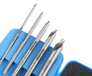 5 Pc H.S.S. M2 Long Series Center Drill Set