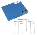 Premium 5/16'' - 6 Inch, 6ps/Set Telescoping Gage Set, Stain Chrome Finished, 3602-5018