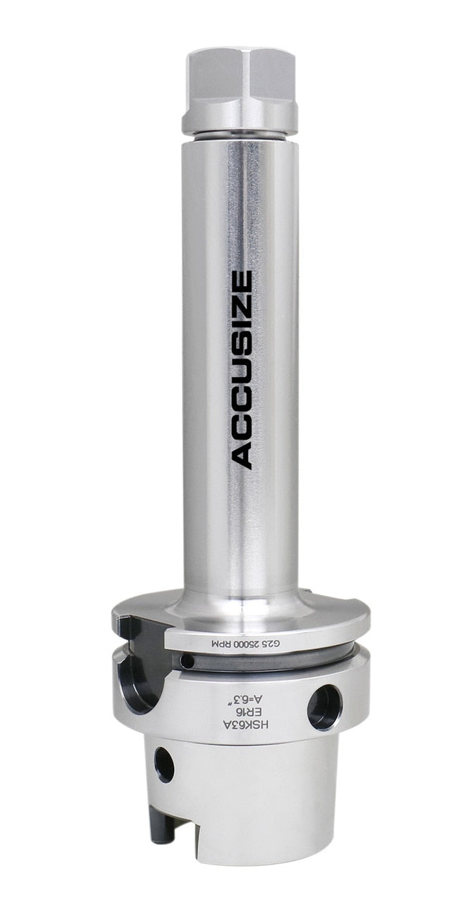 HSK63A- ER Collet Chuck Balancing to Grade G2.5/25,000RPM