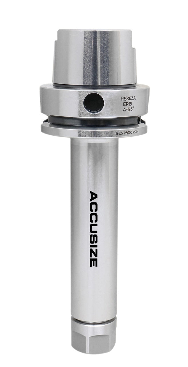 HSK63A- ER Collet Chuck Balancing to Grade G2.5/25,000RPM
