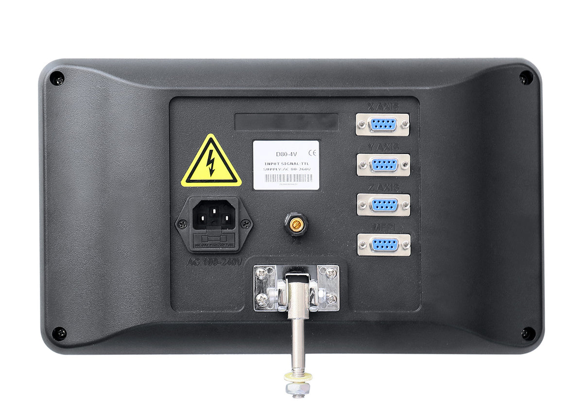4-Axis DRO for Milling Machine Package on Quill, Glass Scale, DITRON