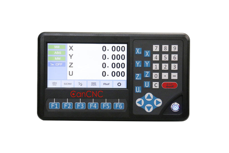 Tpactools 4-Axis DRO Mill Package – 4 Linear Glass Scales Digital Readout Kit For Bridgeport