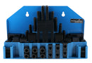 58 Pcs Deluxe Steel Clamping Kits, Table Slot 5/8'', Stud Size 1/2''-13, 4230-2626