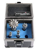 4 Pc 60 Degree H.S.S. Dovetail Angular Cutters, Right Hand Weldon Shank, 4400-6206