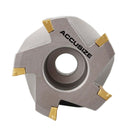 2" x 3/4" 90 Deg. Fraise à épaules carrées indexables avec inserts APKT,