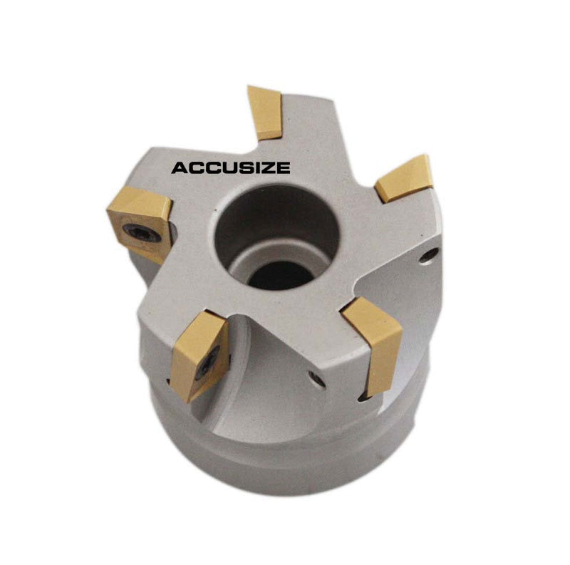 2" x 3/4" 90 Deg. Square Shoulder Indexable Face Mill plus 15 pc of APKT1604 Inserts, #4508-0012B+0056-1604