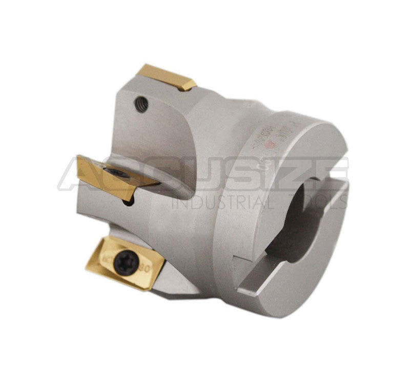 2" x 3/4" 90 Deg. Square Shoulder Indexable Face Mill plus 15 pc of APKT1604 Inserts, #4508-0012B+0056-1604