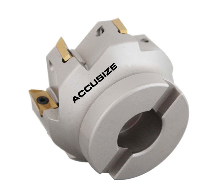4508-0018, 3" x 1" 90 Deg. Square Shoulder Indexable Face Mill w/ APKT1604 Inserts