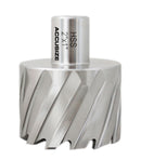 Fraises annulaires H.S.S. de 1" Profondeur de coupe, avec tige Weldon 3/4" ou 1-1/4 po, Ground CBN, ANSI STANDARD