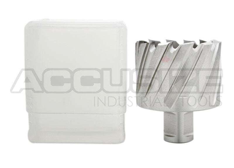 Fraises annulaires H.S.S. de 1" Profondeur de coupe, avec tige Weldon 3/4" ou 1-1/4 po, Ground CBN, ANSI STANDARD