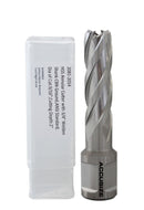 Fraises annulaires H.S.S. de 2" Profondeur de coupe avec tige Weldon 3/4" ou 1-1/4 po, sol CBN, norme ANSI