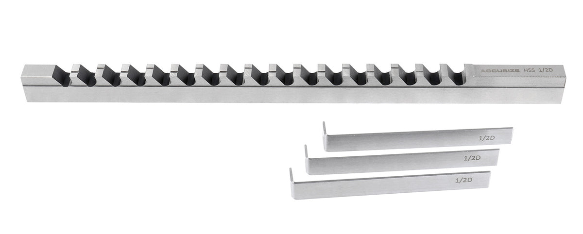 H.S.S. Keyway Broach, Metric, Inch, Style A, Style B, Style C, Style D, Style E & Style F