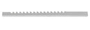 5Mm-B Keyway Broach, 19/64'' to 1-11/16'' Length of Cut, Requires 1 Shim, 5001-0008