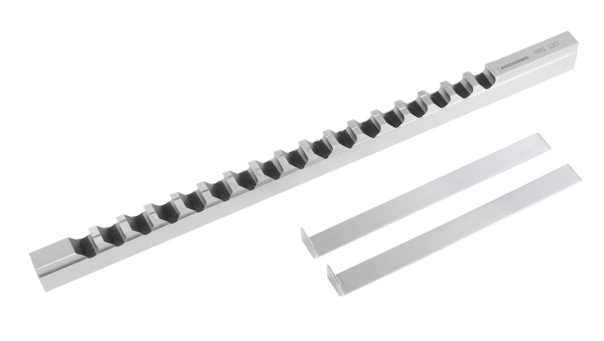 5Mm-B Keyway Broach, 19/64'' to 1-11/16'' Length of Cut, Requires 1 Shim, 5001-0008