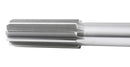 1-1/8'' H.S.S. M2 Straight Shank Straight Flute Chucking Reamer, Flute Length 2-7/8'', Oal 11'', 10 Flute, 5015-0305