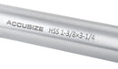 1-3/8'' H.S.S. M2 Straight Shank Straight Flute Chucking Reamer, Flute Length 3-1/4'', Oal 12'', Rh,10 Flute, 5015-0330