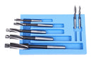 508S-0007, 7pcs/set Inch H.S.S. Capscrew Counterbore Sets #6, #8, #10, 1/4", 5/16", 3/8", 1/2"