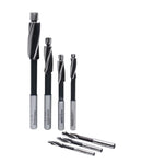 508S-0007, 7pcs/set Inch H.S.S. Capscrew Counterbore Sets #6, #8, #10, 1/4", 5/16", 3/8", 1/2"