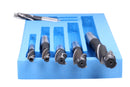 508S-007M, 7pcs/set HSS Solid Capscrew Counterbore Sets, 3 Flute, Metric