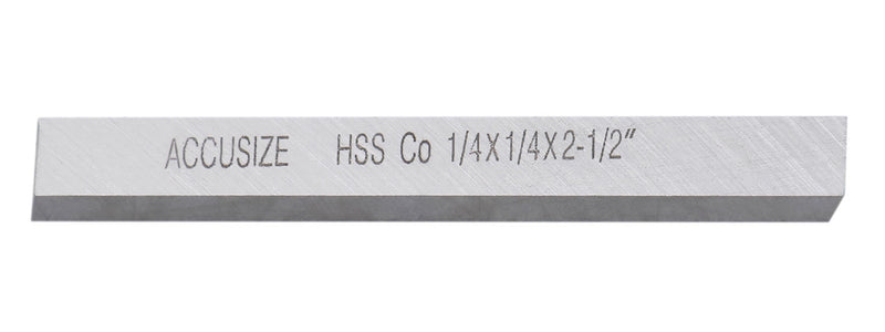 M35 (H.S.S. +5% ) Cobalt Lathe Tool Bits - Ground for Heavy Cuts on Casting and Forgings