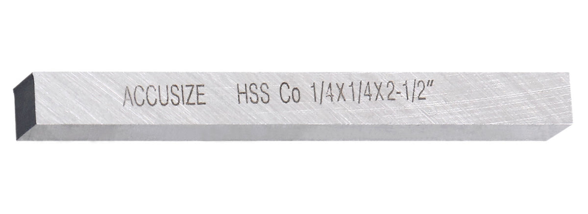 M35 (H.S.S. +5% ) Cobalt Lathe Tool Bits - Ground for Heavy Cuts on Casting and Forgings