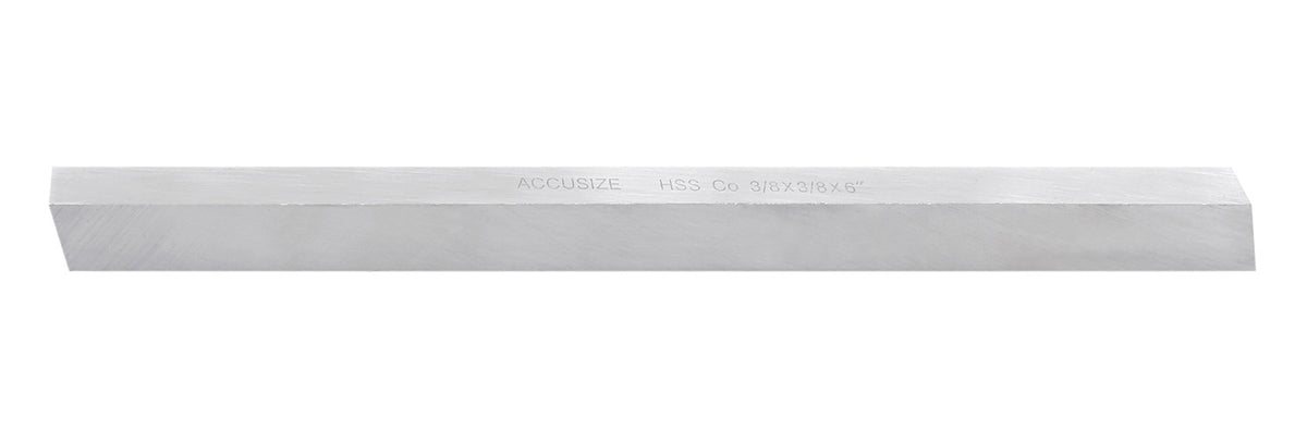 3/8'' x 3/8'' x 6'' (Width x Height x Oal) H.S.S. Plus 5% Cobalt Lathe Tool Bit, 5095-0120