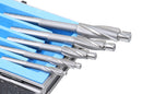 7 Pc'' H.S.S. Solid Capscrew Counterbore Set 3 Flute Straight Shank, 509S-0007