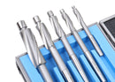 7 Pc'' H.S.S. Solid Capscrew Counterbore Set 3 Flute Straight Shank, 509S-0007