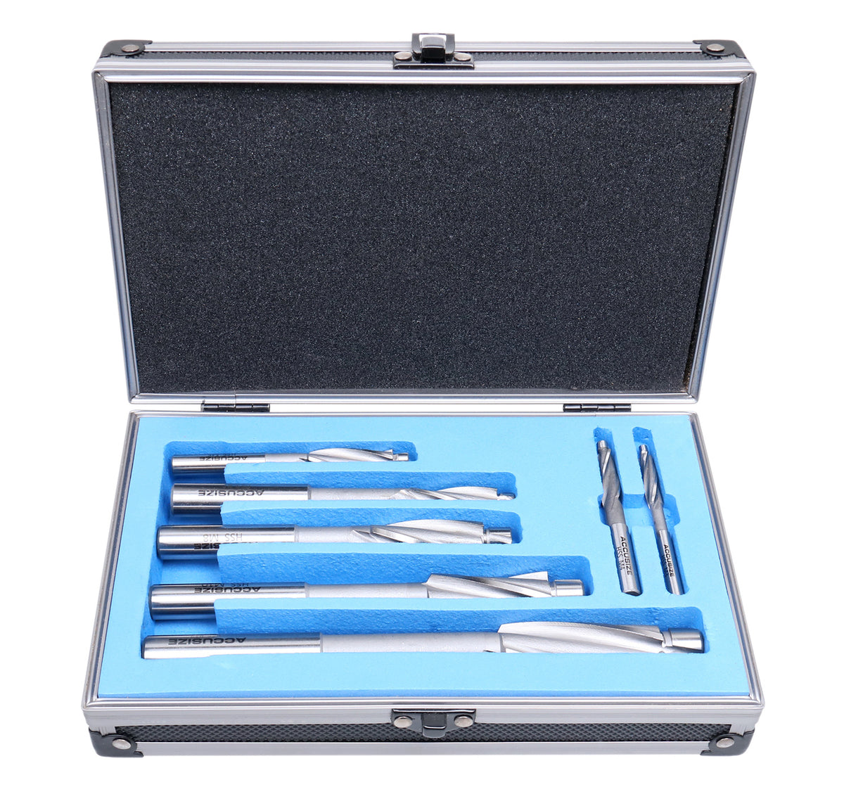 Premium Metric H.S.S. Solid Cap Screw Counterbore Set, 3 Flute, Straight Shank, 7 Pc, 509S-007M