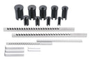 No.10 18 Pcs Hss Keyway Broach Sets in Fitted Box, 5100-0010